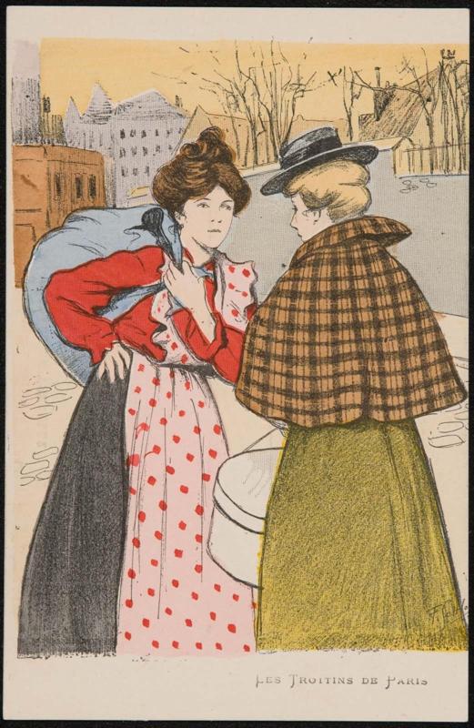 Carrying laundry