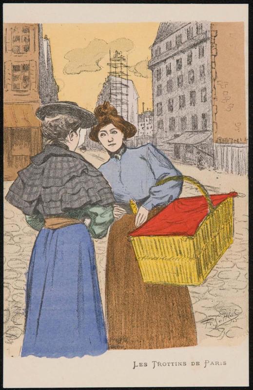 Two woman chatting