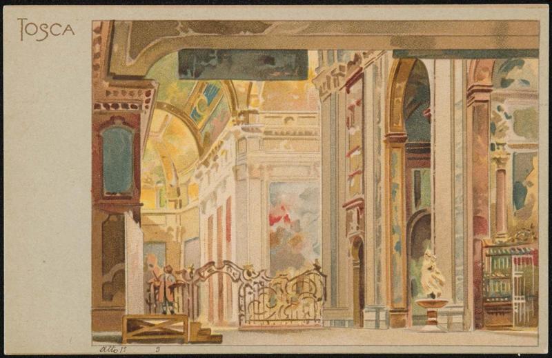 Atto 1o; Inside the Church