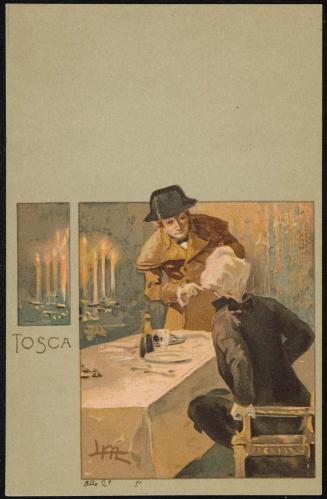 Atto 2o; One of Scarpia's henchmen delivering news