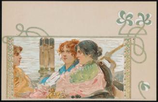 Three woman swimming