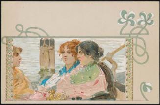 Three woman swimming

