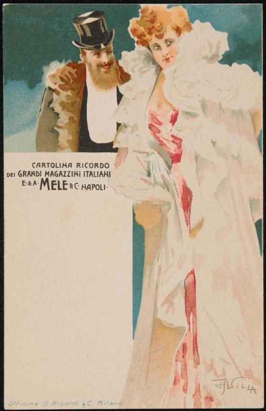 Cartolina Ricordo dei Grandi Magazzini Italiani