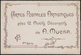Envelope for the series Cartes Postales Artistiques 1ère Série