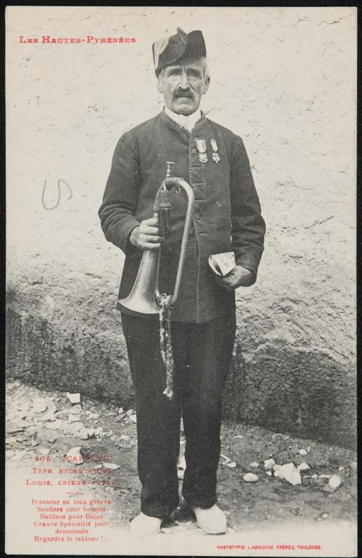 Capvern Type Excentrique Louis, Crieur Public