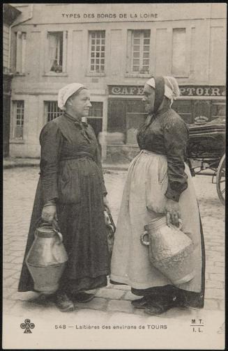 Types des Bords de la Loire; Laitiéres des environs de Tours
