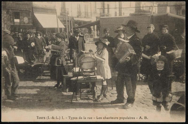 Tours (I.-&-L.) 1. - Types de la rue - Les chanteurs populaires - A. B.