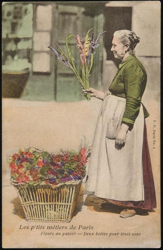 Fleurs au panier - Deux bottes pour trois sous