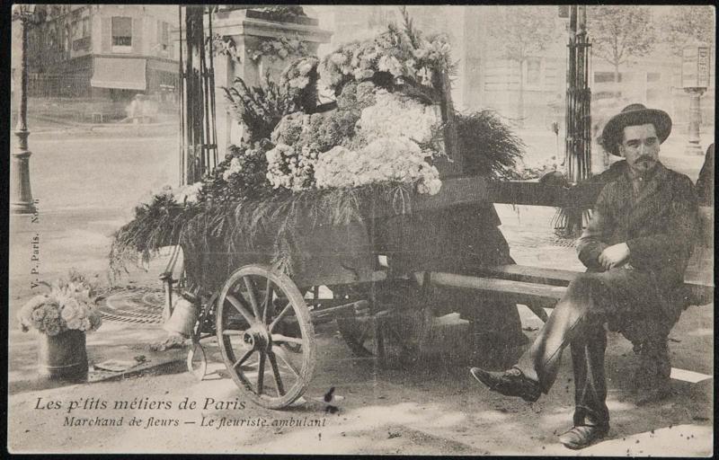 Marchand de fleurs - Le fleuriste ambulant