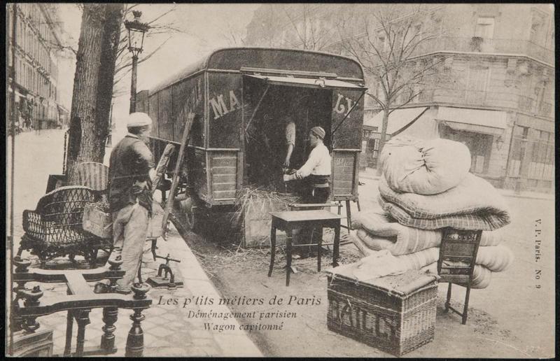 Déménagement parisen Wagon capitonné?