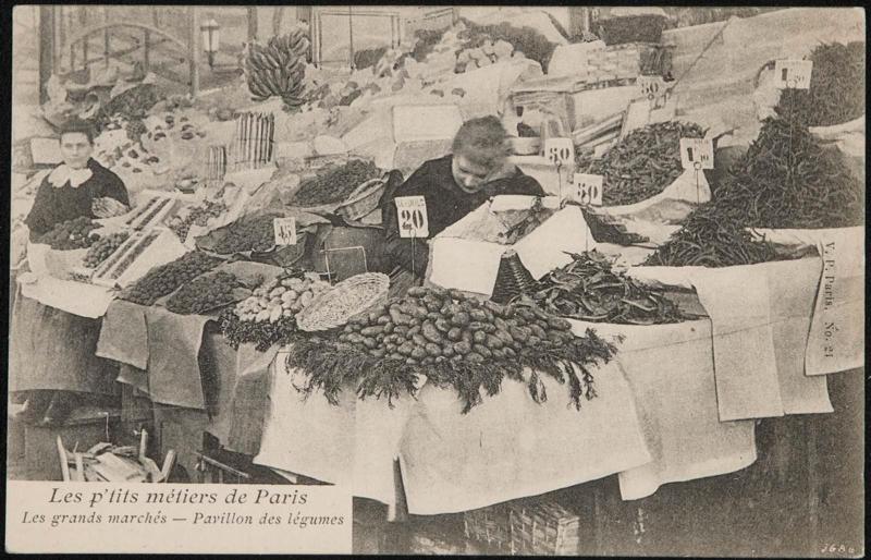 Les grands marchés - Pavillion des légumes