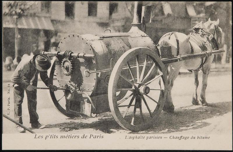 L'asphalte parisien - Chauffage du bitume