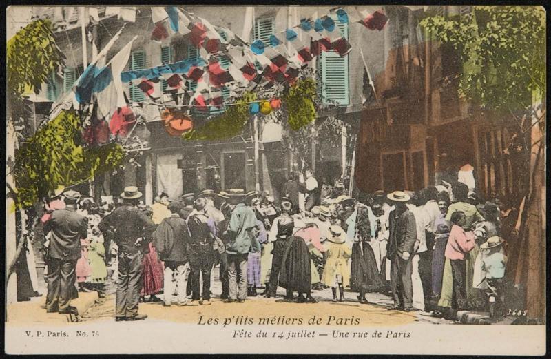 Fête du 14 juillet - Une rue de Paris