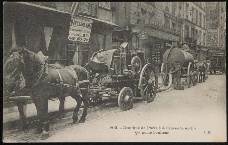 Une Rue de Paris à 4 heures le matin Ça porte bonheur