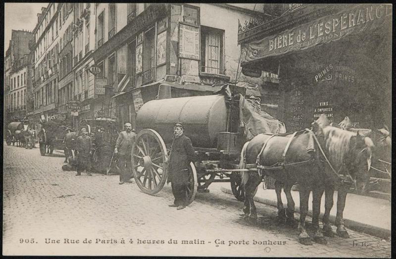 Une Rue de Paris à 4 heures du matin Ça porte bonheur