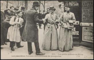Les premières Femmes distributrices de prospectus