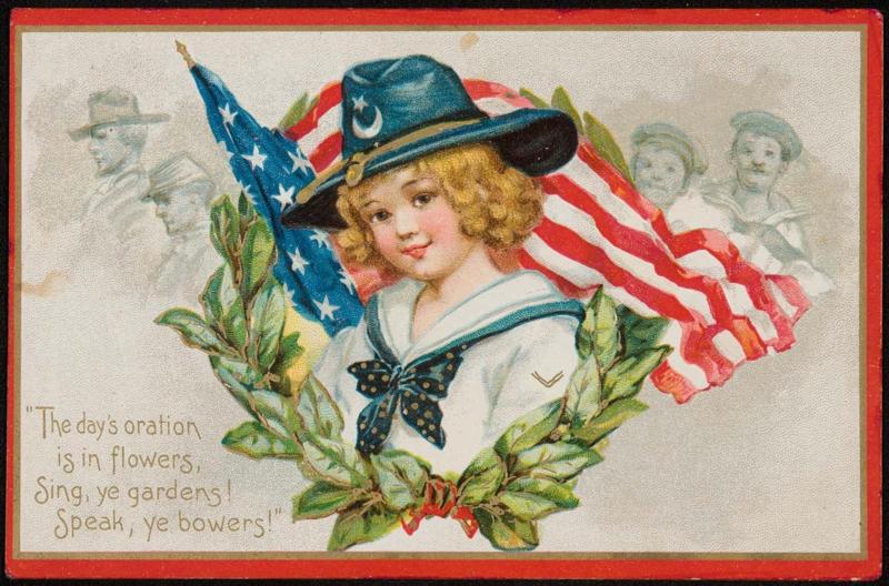 "The days oration is in flowers, Sing, ye gardens! Speak, ye bowers!"