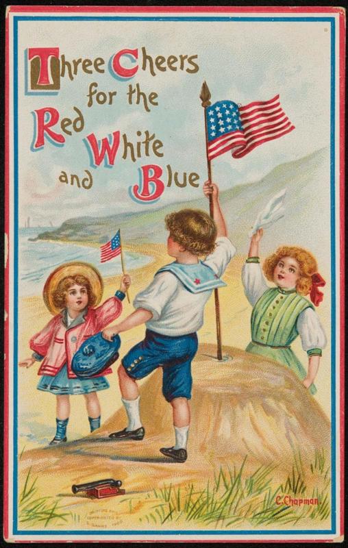 Three Cheers for the Red White and Blue