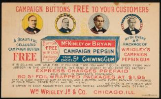 Advertisement for Wrigley's Campaign Pepsin Gum