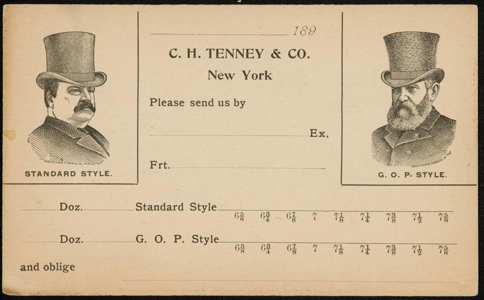 Advertisement for C. H. Tenney & Co.