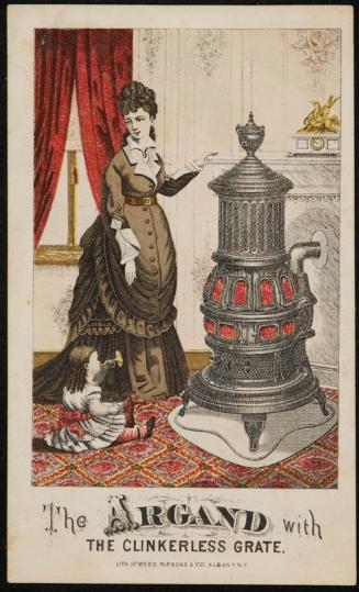 Advertisement for the Argand with the Clinkerless Grate