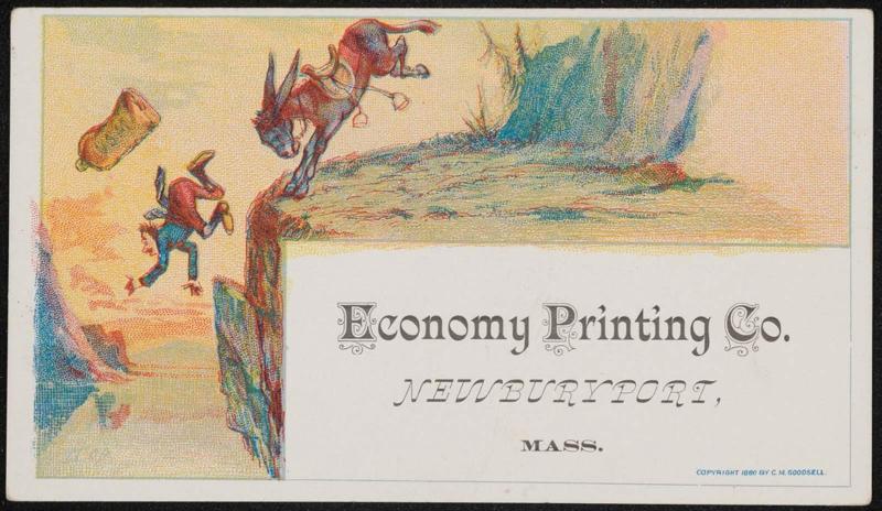 Advertisement for Economy Printing Co.