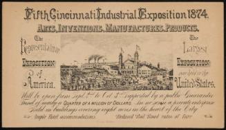 Fifth Cincinnati Industrial Exposition 1874