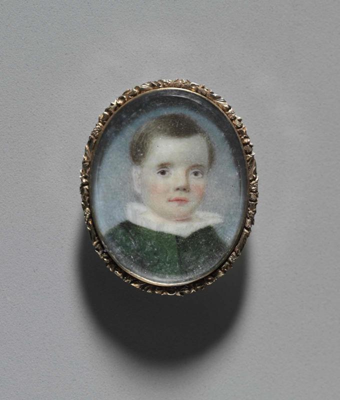 Portrait miniature of Samuel Giles Gleason