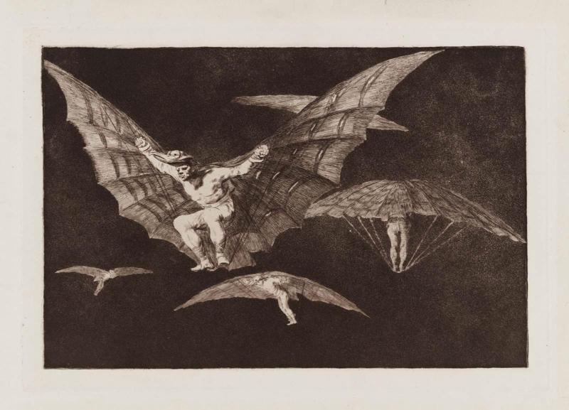 Modo de Volar (A Way of Flying); from the "Disparates" series, plate 13