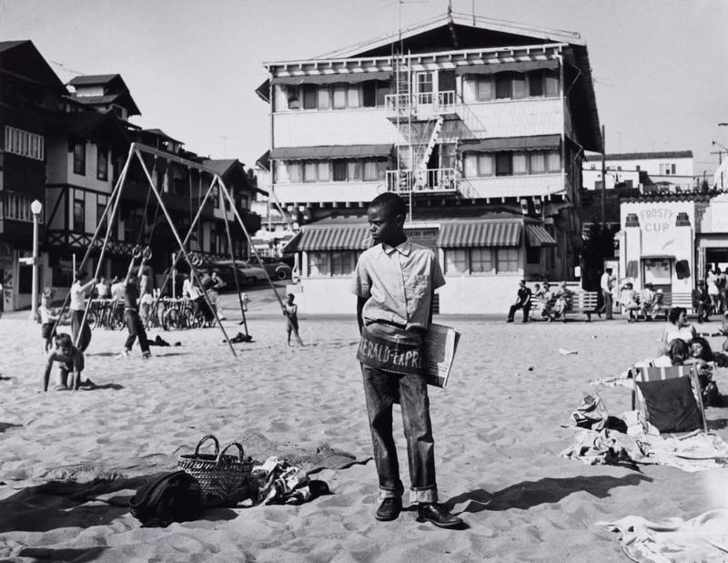 Newsboy (Muscle Beach, Santa Monica, CA)