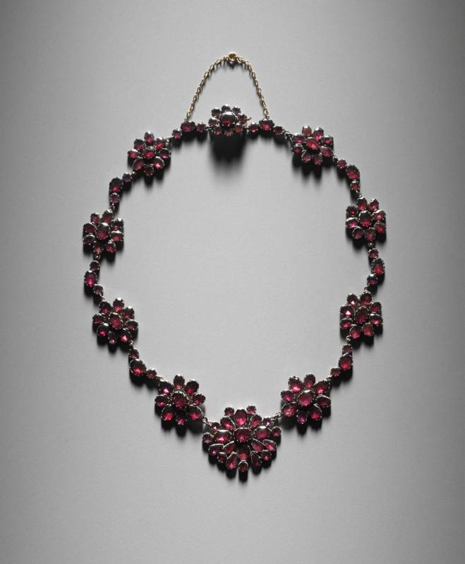 Garnet necklace