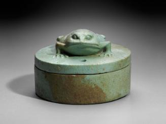 Cosmetic box with frog