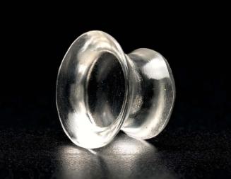 Spool-shaped ear stud