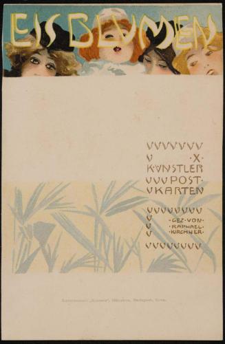 Illustrated cover card for the series Ice Flowers
