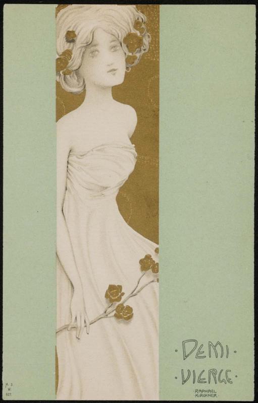 Woman holding a rose, from the series Semi-Virgin