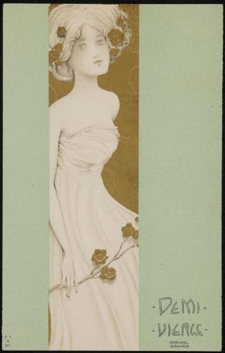 Woman holding a rose, from the series Semi-Virgin