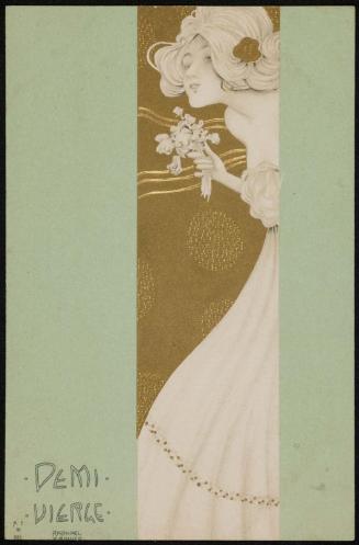 Woman with flowers, from the series Semi-Virgin