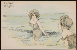 Two girls in the water, from the series Children at Sea