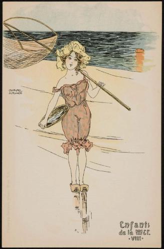 Girls with fishing net, from the series Children at Sea