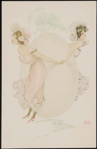 Dancing with an egg, from the series Happy Easter