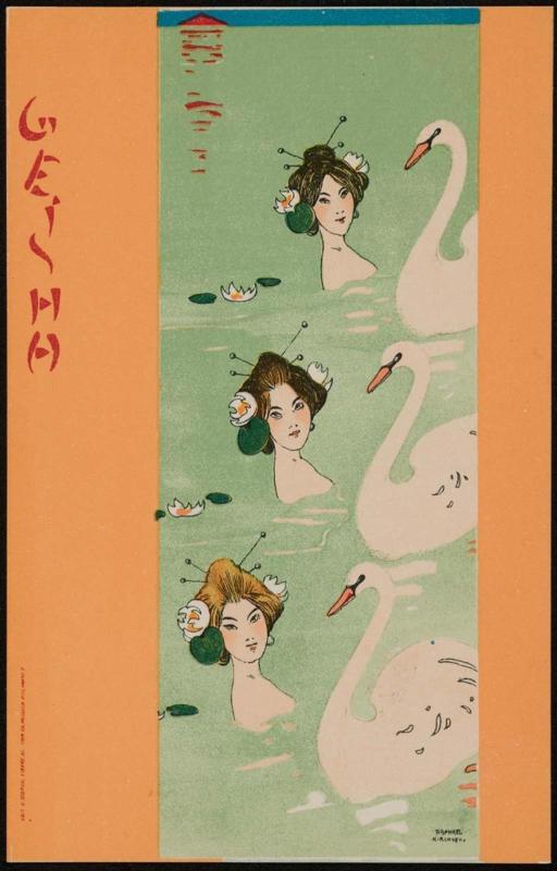 Swans and Geishas, from the series Geisha