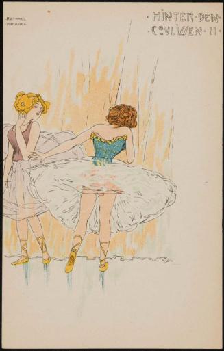 Ballerina with tutu, from the series Behind the Scenes
