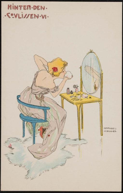 Ballerina applying make-up, from the series Behind the Scenes