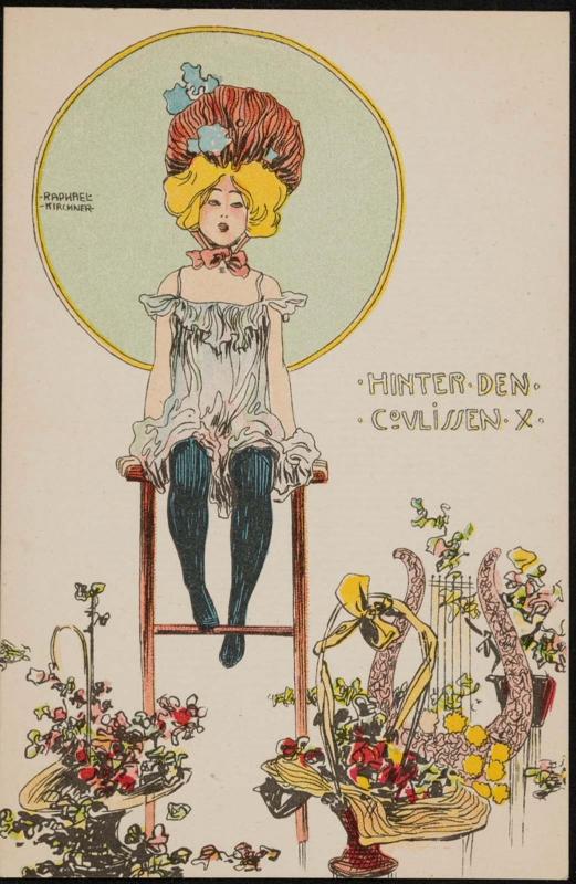 Ballerina with baskets of flowers, from the series Behind the Scenes
