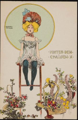 Ballerina with baskets of flowers, from the series Behind the Scenes