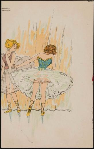Ballerina with tutu, from the series Behind the Scenes