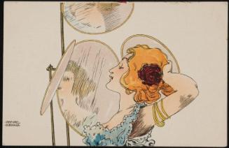 Ballerina with a rose in her hair, from the series Behind the Scenes