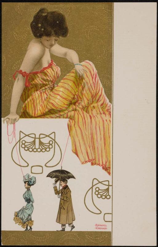 Man follows woman, from the series Marionettes