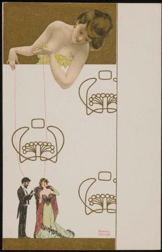 Man takes her coat, from the series Marionettes
