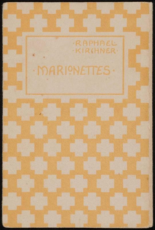 Postcard envelope for the series Marionettes